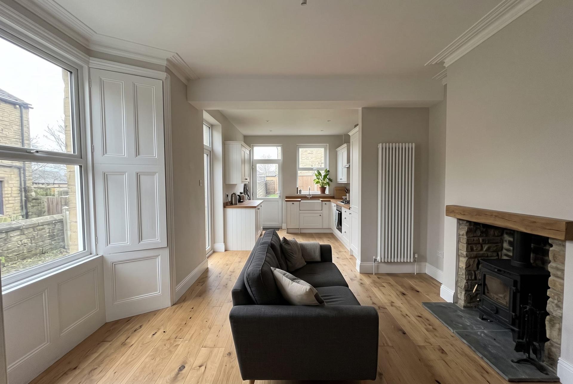 Victorian terrace knocked through to the kitchen